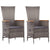 5 Piece Garden Dining Set Grey
