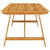 7 Piece Garden Dining Set Brown