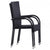 7 Piece Garden Dining Set Black