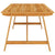 9 Piece Garden Dining Set Brown