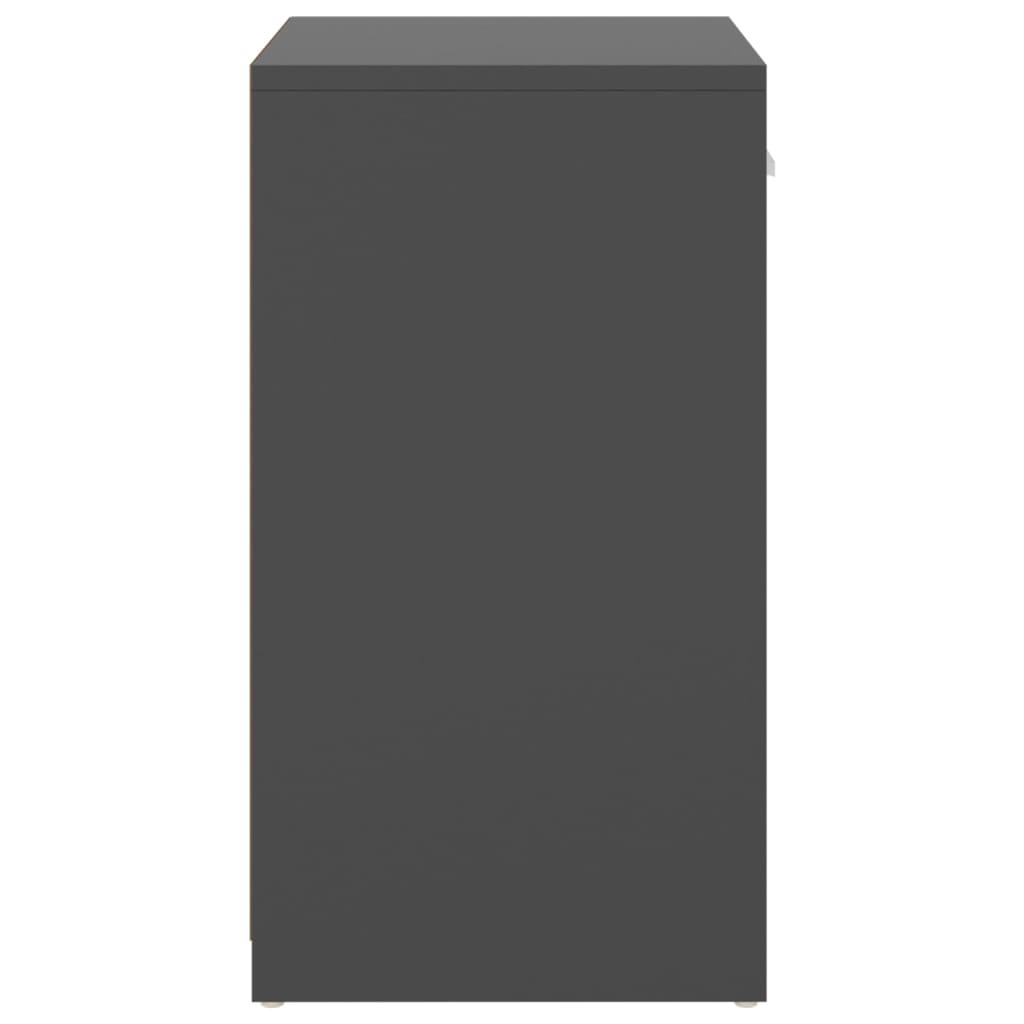 Shoe Bench Grey 94.5x31x57 cm Engineered Wood