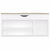 Shoe Bench with Cushion White 104x30x49 cm Engineered Wood