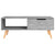 Coffee Table Concrete Grey 100x49.5x43 cm Engineered Wood