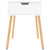 Bedside Cabinet White 40x40x56 cm Engineered Wood