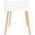 Bedside Cabinet White 40x40x56 cm Engineered Wood