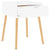 Bedside Cabinet White 40x40x56 cm Engineered Wood