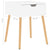Bedside Cabinet White 40x40x56 cm Engineered Wood
