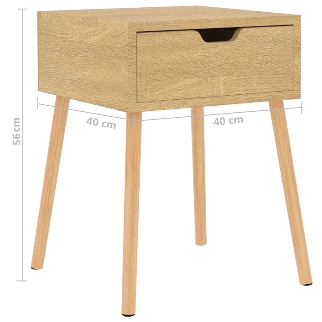 Bedside Cabinet Sonoma Oak 40x40x56 cm Engineered Wood