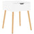 Bedside Cabinet High Gloss White 40x40x56 cm Engineered Wood
