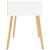 Bedside Cabinet High Gloss White 40x40x56 cm Engineered Wood