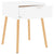 Bedside Cabinet High Gloss White 40x40x56 cm Engineered Wood