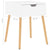 Bedside Cabinet High Gloss White 40x40x56 cm Engineered Wood