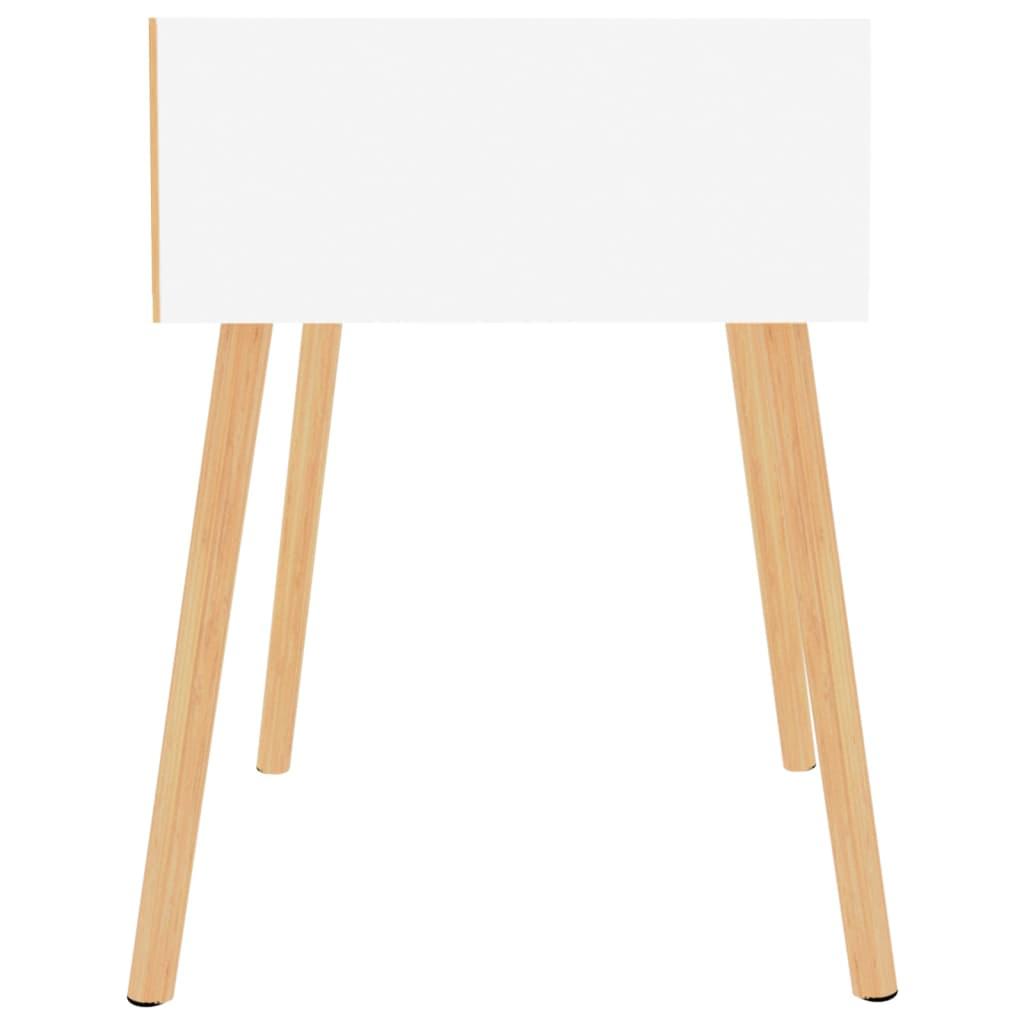 Bedside Cabinets 2 pcs High Gloss White 40x40x56 cm Engineered Wood