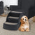 Folding 3-Step Dog Stairs Black