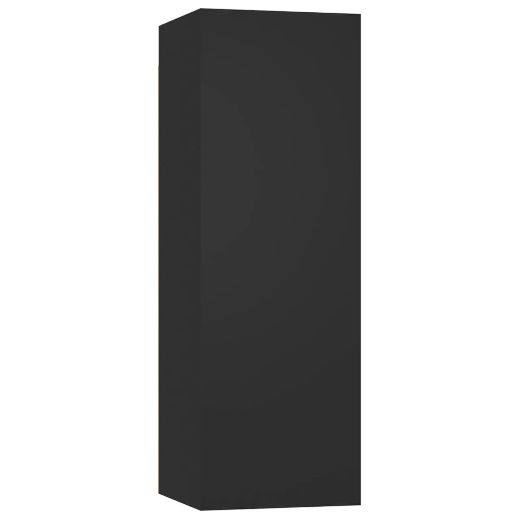 TV Cabinet Black 30.5x30x90 cm Engineered Wood