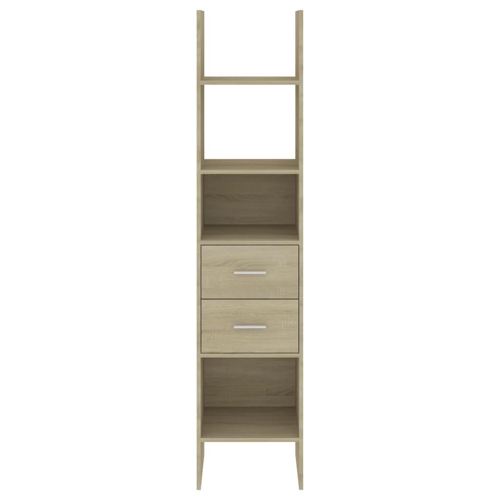 Book Cabinet Sonoma Oak 40x35x180 cm Engineered Wood