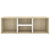 Shoe Storage Bench White and Sonoma Oak 105x35x35 cm Engineered Wood