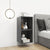 Wall Cabinets 2 pcs Grey 37x37x37 cm Engineered Wood