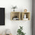 Wall Cabinets 2 pcs Sonoma Oak 37x37x37 cm Engineered Wood