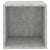 Wall Cabinets 2 pcs Concrete Grey 37x37x37 cm Engineered Wood