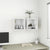 Wall Cabinet High Gloss White 37x37x37 cm Engineered Wood