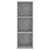 Wall-mounted TV Cabinet Concrete Grey 37x37x107 cm Engineered Wood