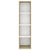 Wall-mounted TV Cabinet Sonoma Oak and White 37x37x142.5 cm Engineered Wood