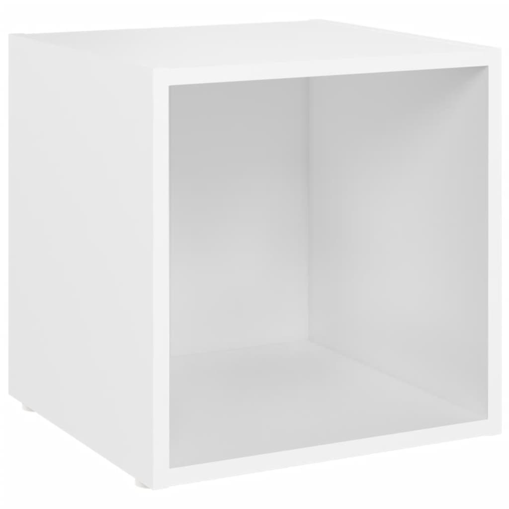 TV Cabinets 4 pcs White 37x35x37 cm Engineered Wood