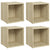 TV Cabinets 4 pcs Sonoma Oak 37x35x37 cm Engineered Wood