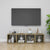 TV Cabinet White and Sonoma Oak 37x35x37 cm Engineered Wood