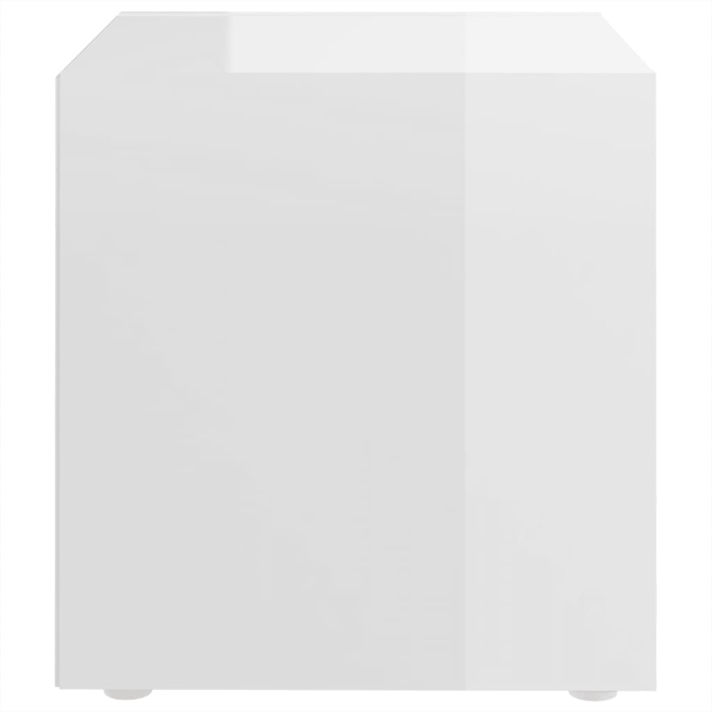 TV Cabinets 4 pcs High Gloss White 37x35x37 cm Engineered Wood