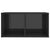 TV Cabinet High Gloss Grey 72x35x36.5 cm Engineered Wood