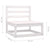 Garden Middle Sofas 2 pcs White Solid Pinewood