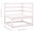 Garden 2-Seater Sofa with Cushions White Solid Pinewood
