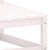 Garden Footstools with Cushions 2 pcs White Solid Pinewood
