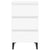 Bed Cabinet with Metal Legs 2 pcs White 40x35x69 cm