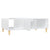 Coffee Table High Gloss White 103.5x60x35 cm Engineered Wood