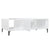 Coffee Table High Gloss White 103.5x60x35 cm Engineered Wood