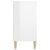 Sideboard High Gloss White 101x35x70 cm Engineered Wood