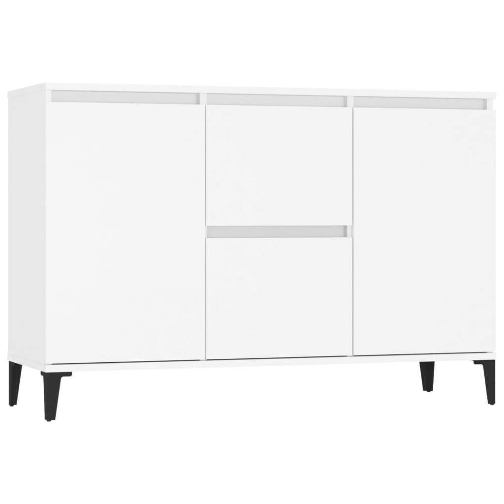 Sideboard White 102x35x70 cm Engineered Wood