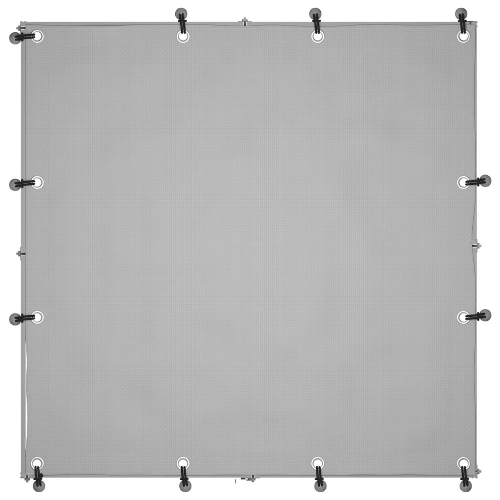 Dog Kennel Black 110x110x110 cm Steel