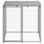 Dog Kennel Silver 110x110x110 cm Steel
