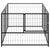 Dog Kennel Black 200x100x70 cm Steel