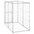Outdoor Dog Kennel Galvanised Steel 110x220x180 cm