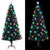 Artificial Pre-lit Christmas Tree with Stand 180 cm Fibre Optic