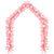 Christmas Garland with LED Lights 5 m Pink