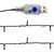 Christmas Garland with LED Lights 20 m Silver