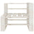 6 Piece Garden Pallet Lounge Set Wood White