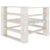 6 Piece Garden Pallet Lounge Set Wood White