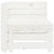 Garden 4-Seater Pallet Sofa Wood White